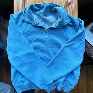 Brandy Melville RARE Baby blue quarter zip sweatshirt